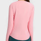 Round Neck Long Sleeve Sport Top