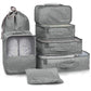 7Pcs/Set Travel Organizer Storage Bags Suitcase Packing Set - Storage Cases Portable Luggage Organizer (1U79)