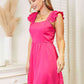 Double Take Ruffled Square Neck Dress