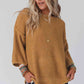 Round Neck Dropped Shoulder Sweater