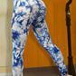 Tie-Dye High Waist Sports Leggings