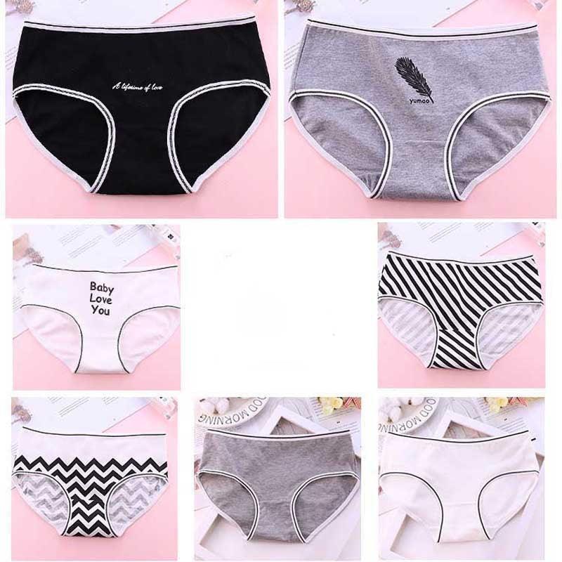 5Pcs/lot New Panties Women Underwear Cotton Briefs Seamless Cueca