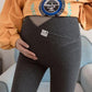 Nice Across V Low Waist Belly Maternity Legging - Spring Autumn Fashion Knitted Clothes For Pregnant Women (F6)(7Z2)(2Z7)