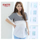 Gorgeous Summer Thin Strip Patchwork Maternity Nursing Blouses - Ties Waist Slim Breastfeeding Shirt for Pregnant Women (Z1)