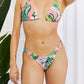 Marina West Swim Paradise Awaits Triangle Bikini and Sarong Set (TB9D) T - Deals DejaVu