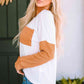 Full Size Color Block Cable-Knit Tops - Deals DejaVu