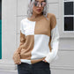 Contrast Drop Shoulder Sweater