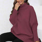 Turtle Neck Long Sleeve Ribbed Sweater