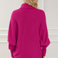 Merry Letter Embroidered High Neck Sweater - Deals DejaVu