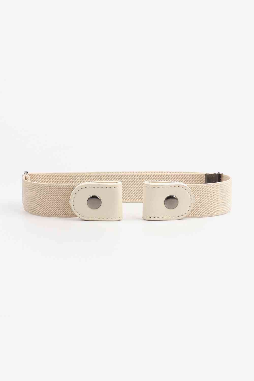 PU Elastic Snap Closure Belt (BFD) T - Deals DejaVu