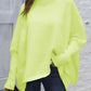 Loose Hem Plain Sweater - Deals DejaVu