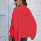 Loose Hem Plain Sweater - Deals DejaVu