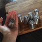 8Pcs Pastry Nozzles Stainless Steel Metal Cream Russian Piping Tips Icing Piping Nozzles Cake Decorating Tools (AK2)