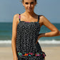 Printed Tied Tankini Set (TB13D) T