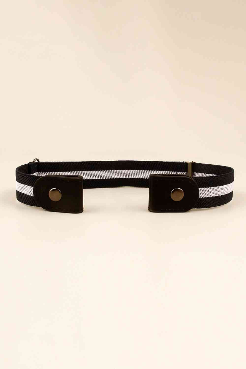 PU Elastic Snap Closure Belt (BFD) T - Deals DejaVu