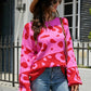 Leopard Drop Shoulder Sweater
