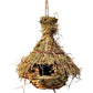 9 Styles Birds Nest Bird Cage Natural Grass Egg Cage Bird House - Outdoor Decorative Weaved Hanging Parrot Nest Houses (1W5)1