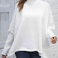 Loose Hem Plain Sweater - Deals DejaVu