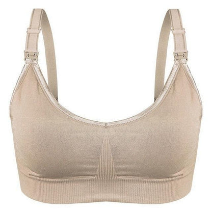Gorgeous Wireless Gather Seamless Maternity Nursing Sports Bras - Casual Breastfeeding Bras - Pregnancy Sleeping Wear (4Z2)