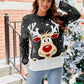 Reindeer Round Neck Sweater