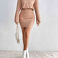 Lace Detail V-Neck Mini Dress (MWBT) T - Deals DejaVu