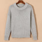 Round Neck Long Sleeve Sweater