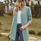 Open Front Long Sleeve Cardigan