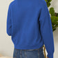 Flower Button Front Dropped Shoulder Cardigan