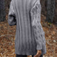 Cable-Knit Button Down Cardigan - Deals DejaVu