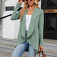 Open Front Long Sleeve Cardigan - Deals DejaVu