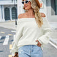 Long Sleeve Ribbed Trim Sweater - Deals DejaVu