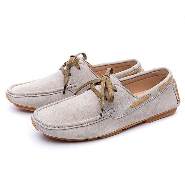 Trending Genuine Leather Boat Shoes - Men Casual Classic Flats Driving Shoes (MSC5)(MSC4)(F12)