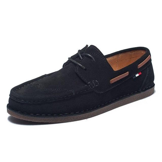 Trending Genuine Leather Boat Shoes - Men Casual Classic Flats Driving Shoes (MSC5)(MSC4)(F12)