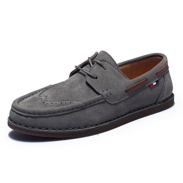 Trending Genuine Leather Boat Shoes - Men Casual Classic Flats Driving Shoes (MSC5)(MSC4)(F12)