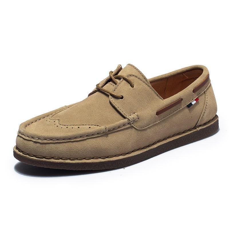 Trending Genuine Leather Boat Shoes - Men Casual Classic Flats Driving Shoes (MSC5)(MSC4)(F12)