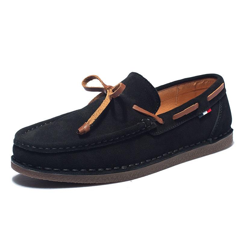 Trending Genuine Leather Boat Shoes - Men Casual Classic Flats Driving Shoes (MSC5)(MSC4)(F12)