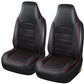 Amazing PU Leather Front Car Seat Covers - Fashion Style High Back Bucket Car Seat Cover (7WH1)