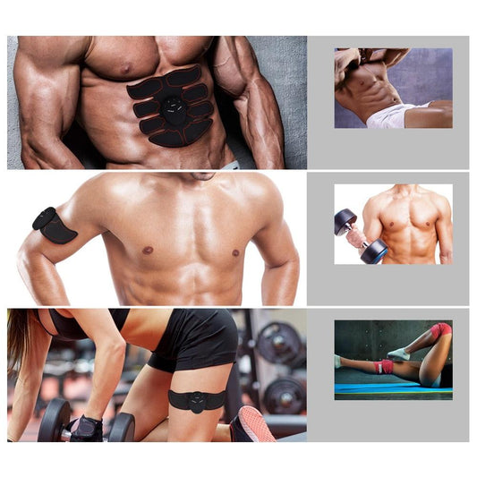 Abdominal Body Slimming Massager EMS Muscle Training Stimulator Device Abdominal Wireless (FH)(1U80)