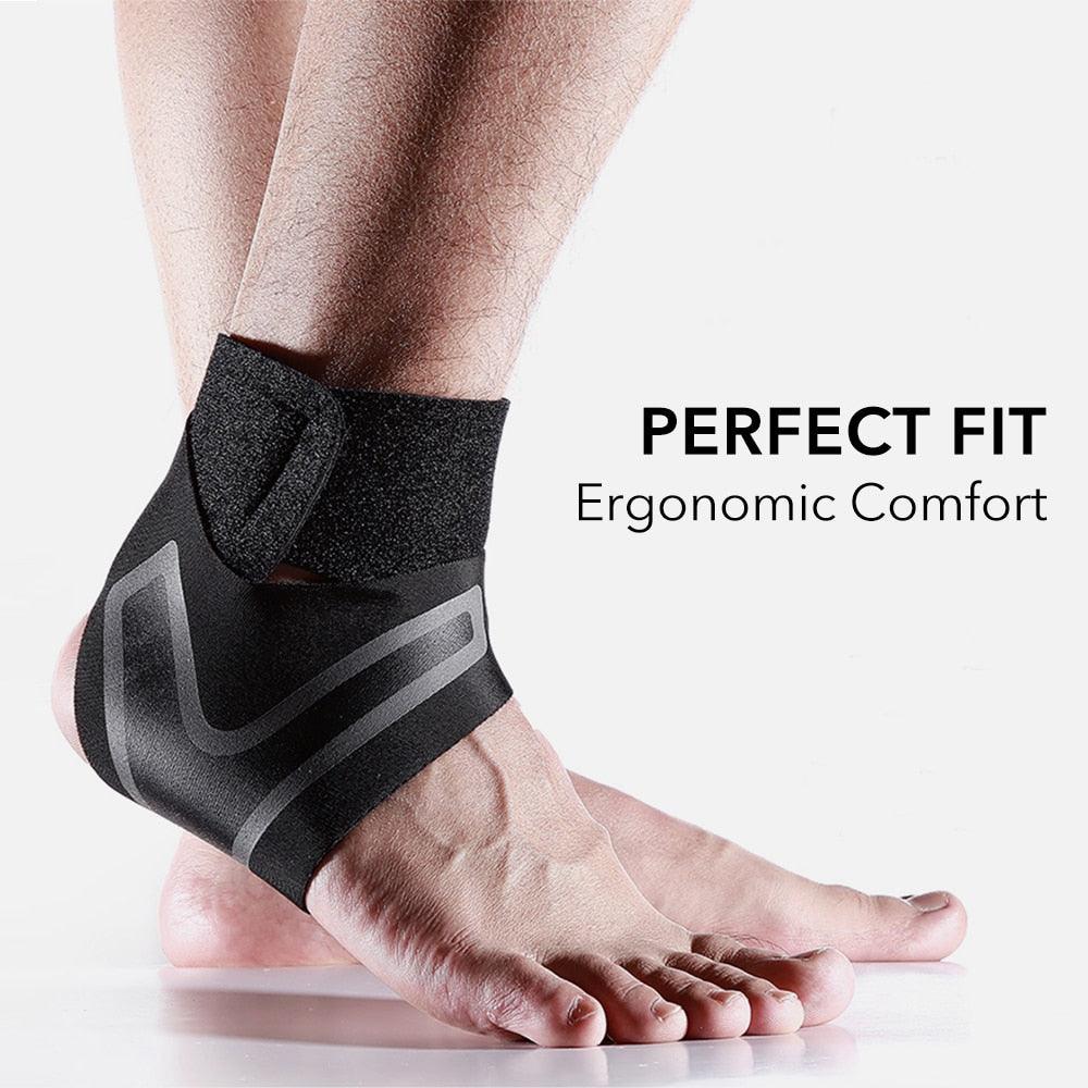 Ankle Support Brace Compression Adjustable Foot Protection High Elastic Bandage Sprain Prevention (FH)(1U80)(F80)
