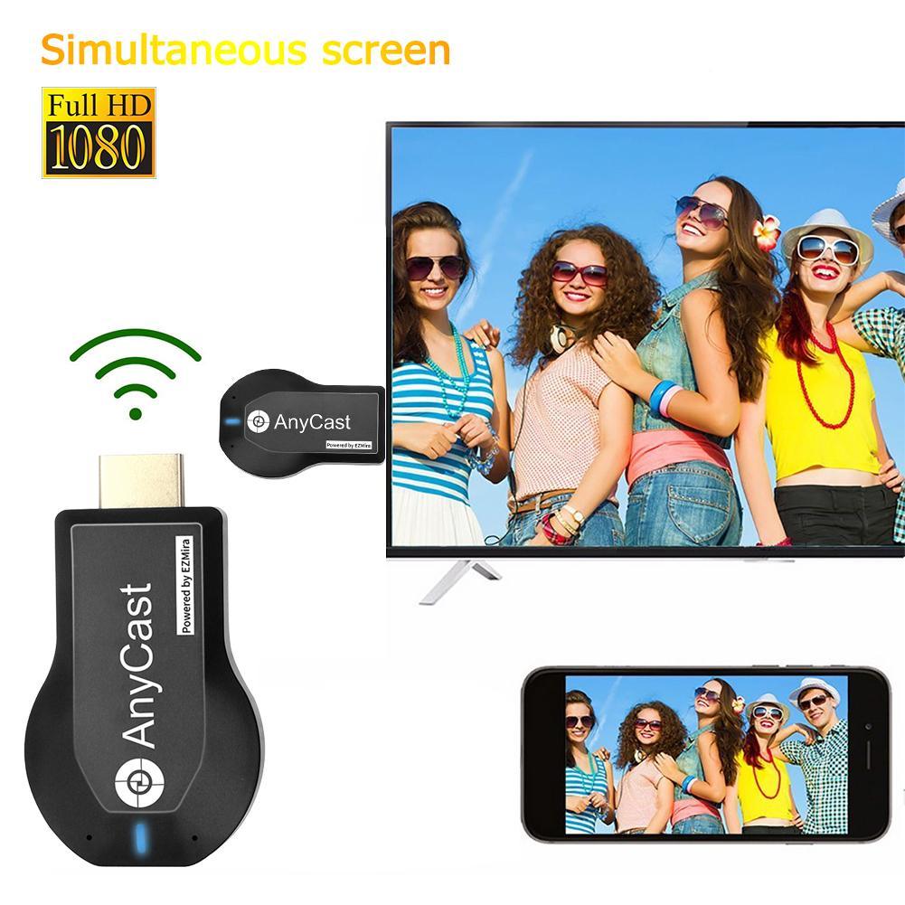 Anycast M2 Plus HDMI TV Stick 2.4G+5G 4K Wireless DLNA AirPlay HDMI WiFi Display Dongle Receiver For IOS Android PC HD Video (ST2)(1U56)