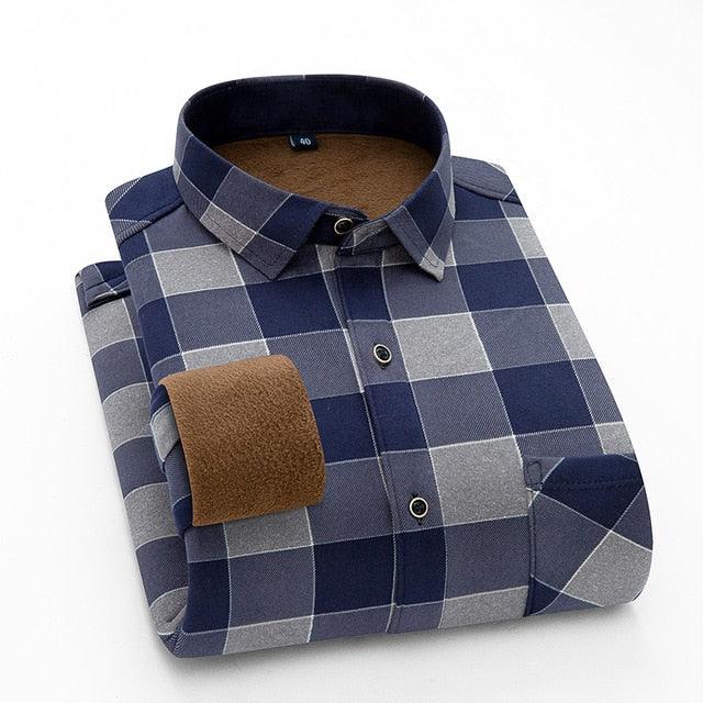 Fashion Men's Slim Shirts Autumn And Winter Thickening Warm Plaid 24 C Deals DejaVu Fashion Men's Slim Shirts Autumn And Winter Thickening Warm Plaid 24 C Deals DejaVu