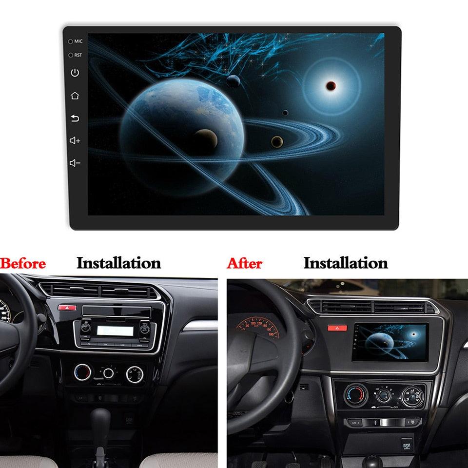 Auto Radio 2 Din Android 8.1 GPS Navigation Car Radio Car Stereo 9 /10.1 inch 1024*600 Universal Wifi Bluetooth USB Audio Player (CT2)(CT5)