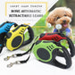 Automatic Traction Small Dog Leash Brake Button Maximum 15kg Pitbull Nylon Puppy Chain (2W1)