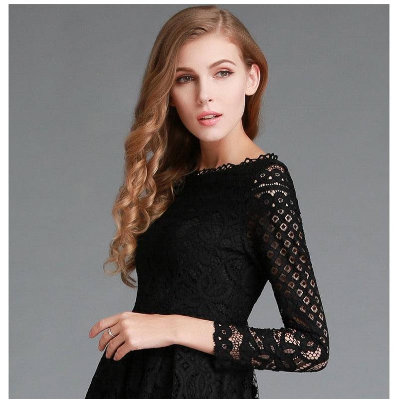 Beautiful Autumn Dress - Sexy Elegant Long White Lace Dress Deals DejaVu Beautiful Autumn Dress - Sexy Elegant Long White Lace Dress Deals DejaVu