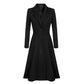 Autumn Winter Coat - Women Fashion Vintage Slim Single Breasted Jackets - Female Elegant Long Warm Coat (TB8B)(TB8A)(TP3)