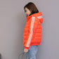 Great Autumn Women Jacket Coat - Fashion Girls Winter Hooded Coat - Warm S-3XL Zipper (TB8B)