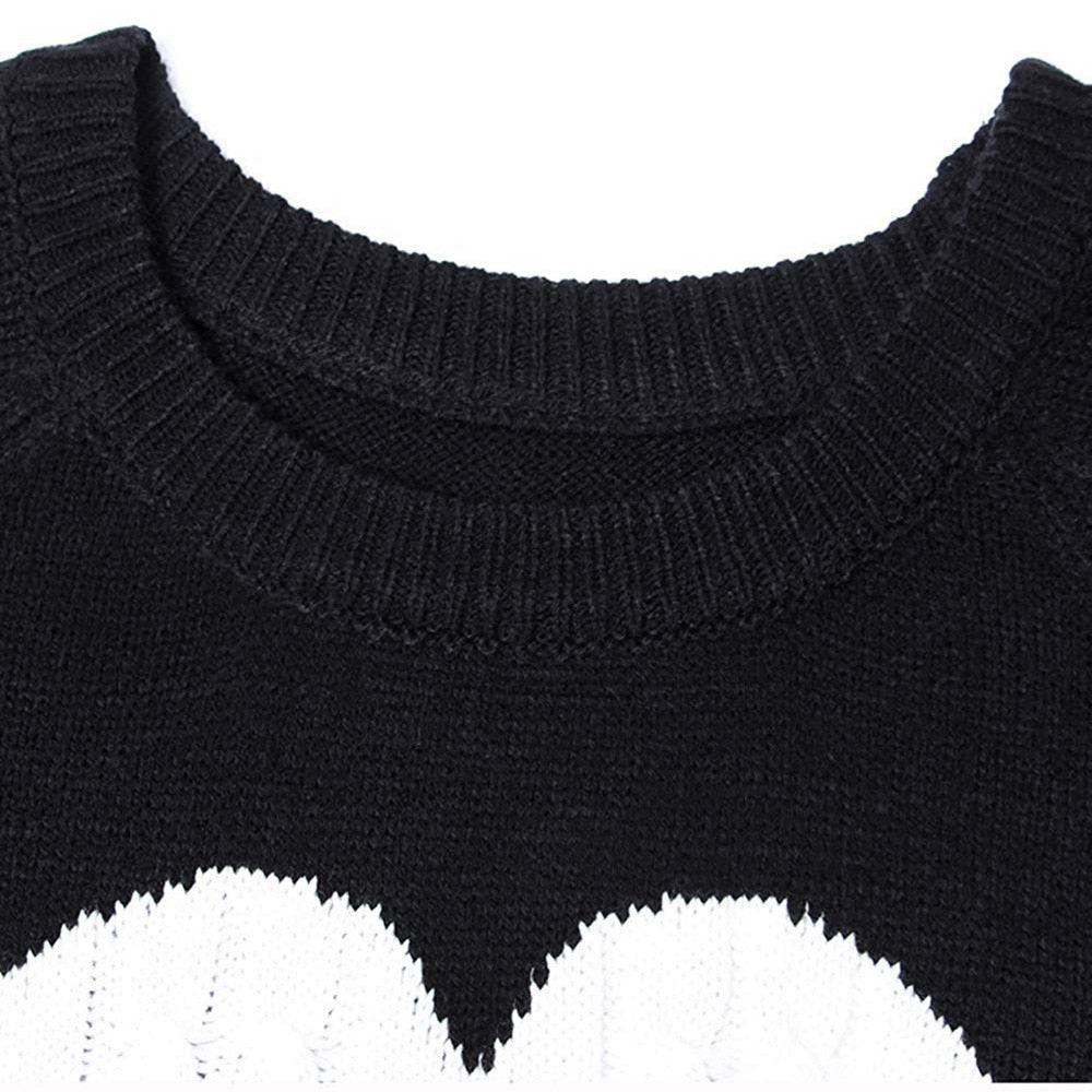 Gorgeous Autumn Women's Sweater - Casual Street Clothes - Moderate Knitting Pullover Lady Sweater - Plus Size (1U23)