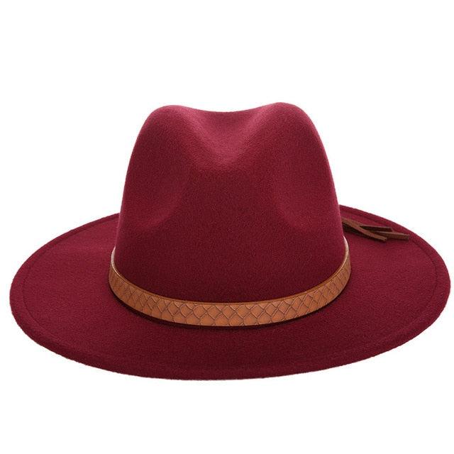 Autumn And Winter Men's And women's Universal Solid Color Snake Leather Belt Hats (MA3)