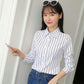 Elegant Striped Shirts - Women Tops - Spring Women Blouses - Large Size 3XL Women Dot Tops (TB4)