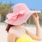 Gorgeous Large Brim Floppy Sun Hat - Beach Women's Hat - Foldable Summer (WH8)(F44)
